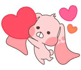 cute bunny "mimimi" sticker #261338