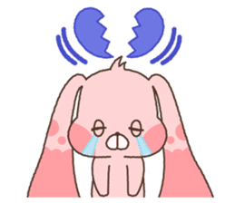 cute bunny "mimimi" sticker #261340