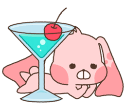 cute bunny "mimimi" sticker #261342