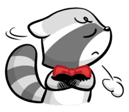 Rakkun : The Frisky Raccoon sticker #262108