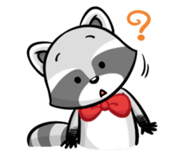 Rakkun : The Frisky Raccoon sticker #262111