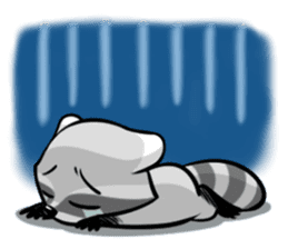 Rakkun : The Frisky Raccoon sticker #262114