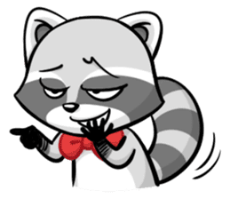 Rakkun : The Frisky Raccoon sticker #262118