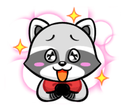 Rakkun : The Frisky Raccoon sticker #262119