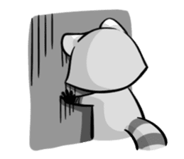 Rakkun : The Frisky Raccoon sticker #262124