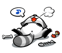 Rakkun : The Frisky Raccoon sticker #262134