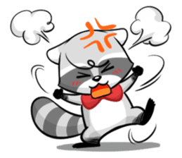 Rakkun : The Frisky Raccoon sticker #262140