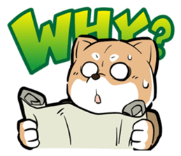 Shiba-dog the Brave sticker #262865