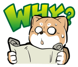 Shiba-dog the Brave sticker #262865