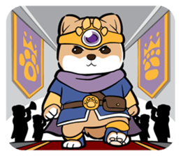 Shiba-dog the Brave sticker #262866