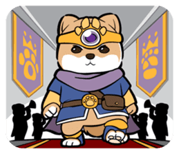Shiba-dog the Brave sticker #262866