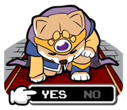 Shiba-dog the Brave sticker #262868