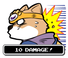 Shiba-dog the Brave sticker #262876