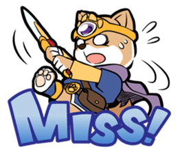 Shiba-dog the Brave sticker #262877