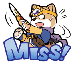 Shiba-dog the Brave sticker #262877