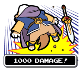 Shiba-dog the Brave sticker #262878