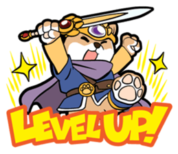 Shiba-dog the Brave sticker #262880