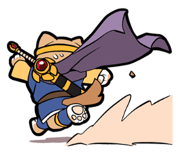 Shiba-dog the Brave sticker #262882