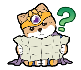 Shiba-dog the Brave sticker #262883