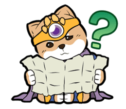 Shiba-dog the Brave sticker #262883