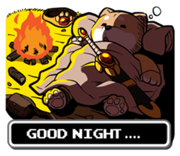 Shiba-dog the Brave sticker #262884