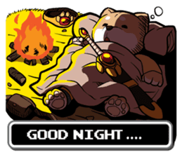 Shiba-dog the Brave sticker #262884