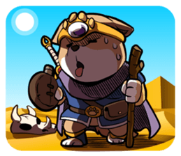 Shiba-dog the Brave sticker #262885