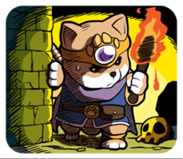 Shiba-dog the Brave sticker #262887