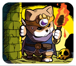 Shiba-dog the Brave sticker #262887