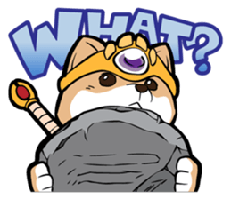 Shiba-dog the Brave sticker #262889