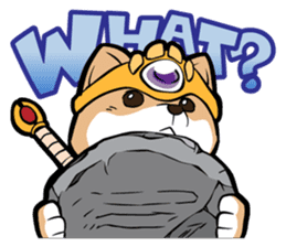 Shiba-dog the Brave sticker #262889