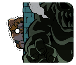 Shiba-dog the Brave sticker #262890