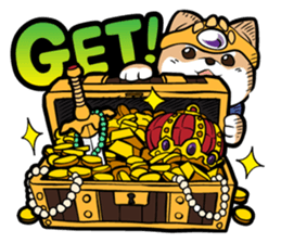 Shiba-dog the Brave sticker #262891