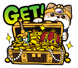 Shiba-dog the Brave sticker #262891