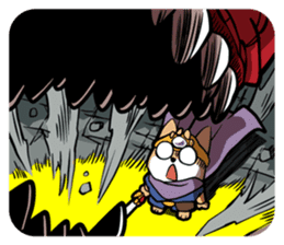 Shiba-dog the Brave sticker #262894