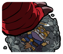 Shiba-dog the Brave sticker #262896