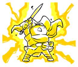 Shiba-dog the Brave sticker #262897