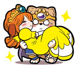 Shiba-dog the Brave sticker #262899