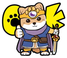 Shiba-dog the Brave sticker #262901