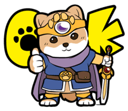 Shiba-dog the Brave sticker #262901
