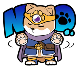 Shiba-dog the Brave sticker #262902