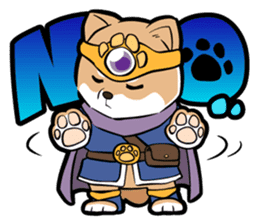Shiba-dog the Brave sticker #262902