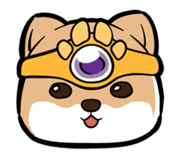 Shiba-dog the Brave sticker #262903