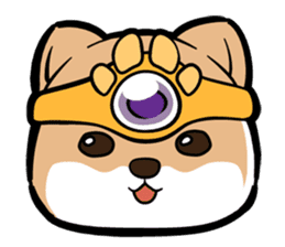 Shiba-dog the Brave sticker #262903
