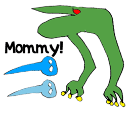 Funny monsters! sticker #263004
