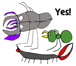 Funny monsters! sticker #263005