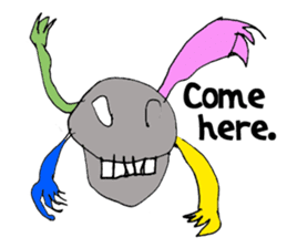 Funny monsters! sticker #263007