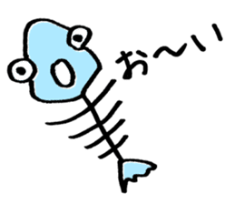Fish Bone sticker #264394