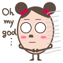 Cyobikochan English version sticker #265308