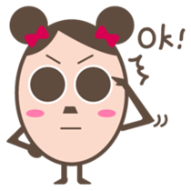 Cyobikochan English version sticker #265313